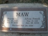 MMI - I23355 - I23353 - Harold Louis Maw - Afton Powell